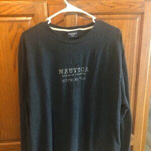 Dark Gray Nautica Long Sleeved Shirt